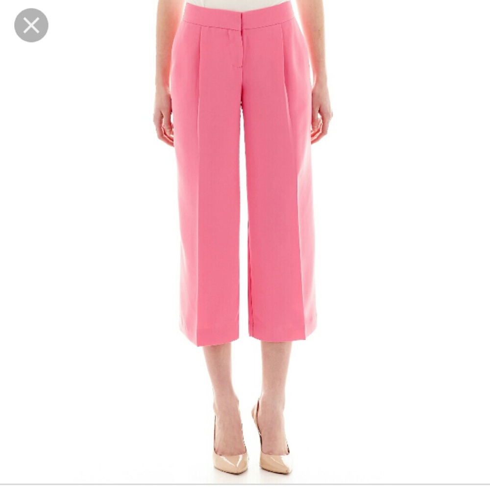 Worthington Pink culottes